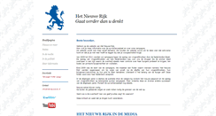 Desktop Screenshot of hetnieuwerijk.nl