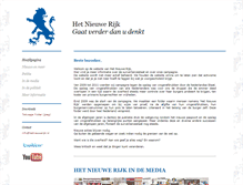 Tablet Screenshot of hetnieuwerijk.nl